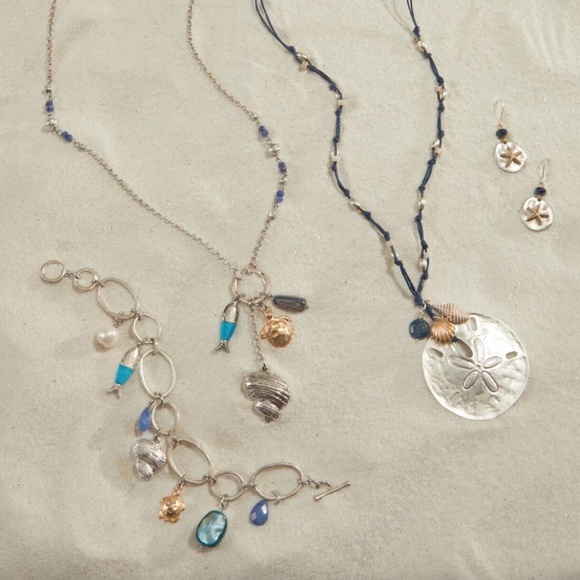 J. Jill NEW Rising Tides Cluster Necklace NWT - Picture 6 of 9